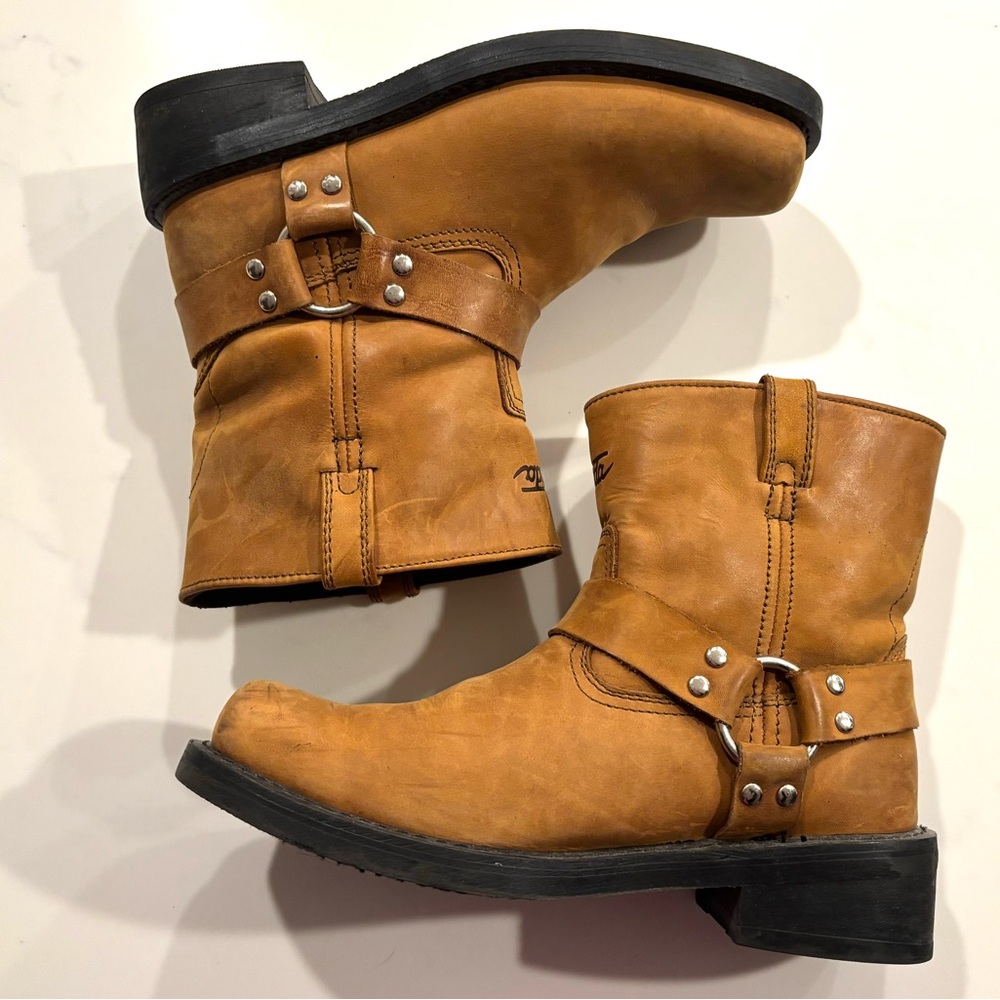 Men's Tan Leather Boots